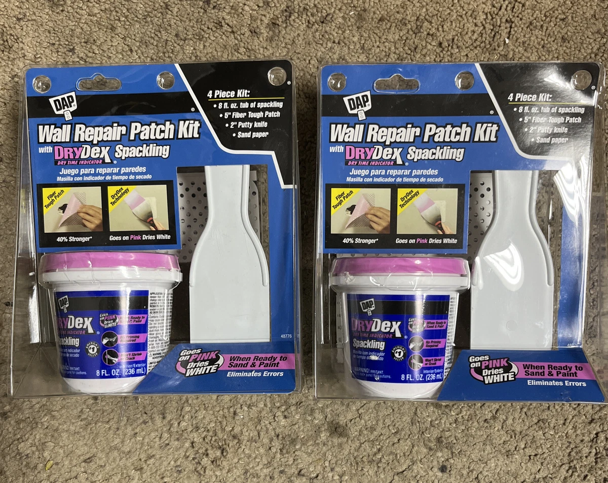 Wall repair patch kit with drydex spackling deals