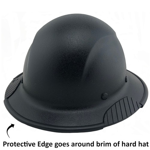 Cappello rigido DAX in fibra di vetro composito sollevamento sicurezza tesa intera - nero teso - Foto 6 di 6