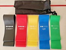 Resistance Loop Band for Exercise Workout CrossFit Fitness - Set of 2, 3 or 5