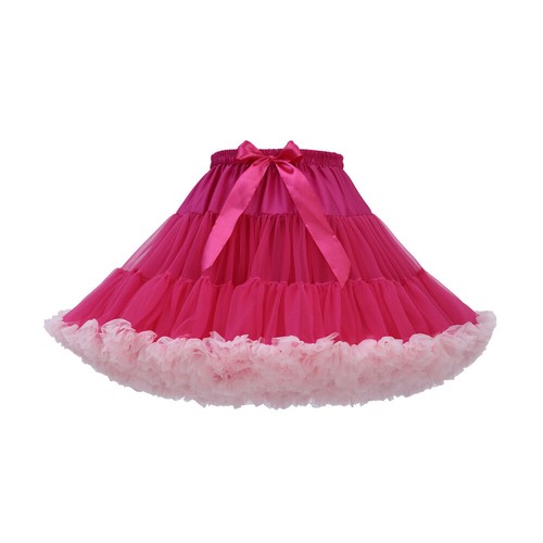 Adulto Mujeres Dama Tutú Tul Falda Elegante Falda Vestir Fiesta Baile Vestido Corto - Imagen 35 de 49