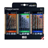 Alpen Bohrer-Combiset Master Holz Stein Metall Sprint Master Profi 16 Teilig