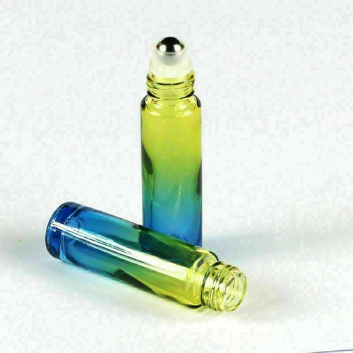 10ml Empty Glass Roll on Bottle Metal Roller Ball Essential Oil Bottles 1~50X - Picture 12 of 25