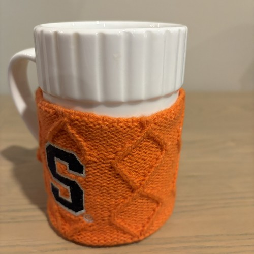 NCAA Licensed Syracuse Orangemen Coffee Mug W/Logo Sweater 14oz - Picture 7 of 11