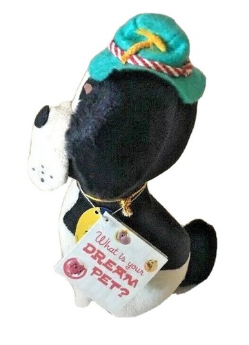 Auténtico animal de peluche Dakin Dream Pets Bernard perro blanco y negro 46171 nuevo con etiquetas - Imagen 4 de 12