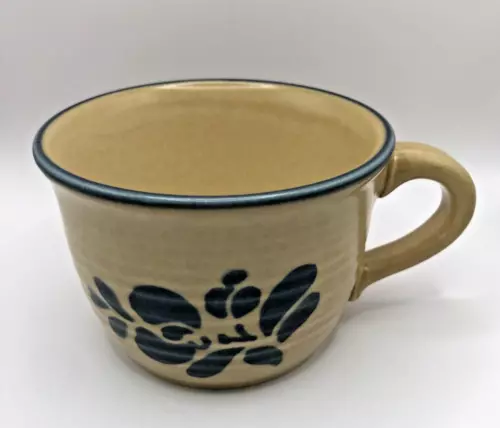 Pfaltzgraff Folk Art 8 oz. Coffee Mug Stoneware Made In USA Vintage