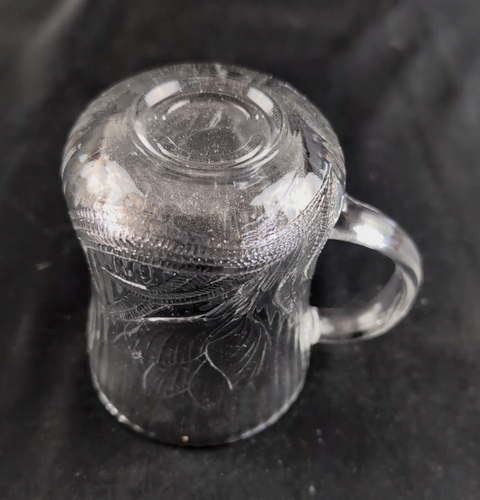 (Set of 4) Vintage Arcoroc Canterbury Crocus Glass Coffee /Tea Cups France - Picture 5 of 5