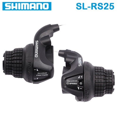 Shimano RevoShift SL-RS25 Twist Grip Shifter 3/6/7/18/21 Speed Black - Picture 6 of 7