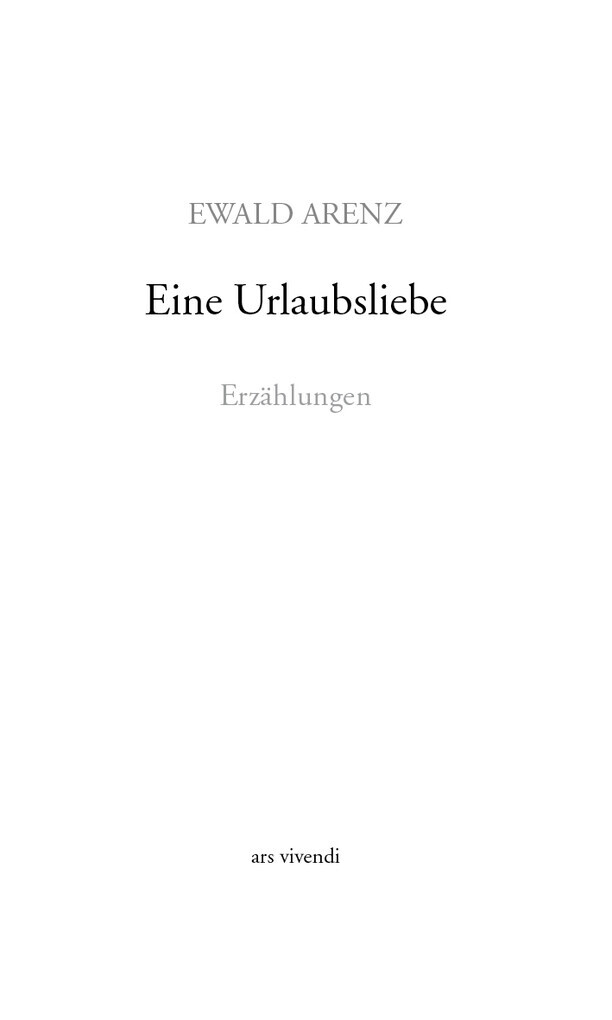 Thumbnail - Eine Urlaubsliebe | Ewald Arenz | 2020 | Deutsch