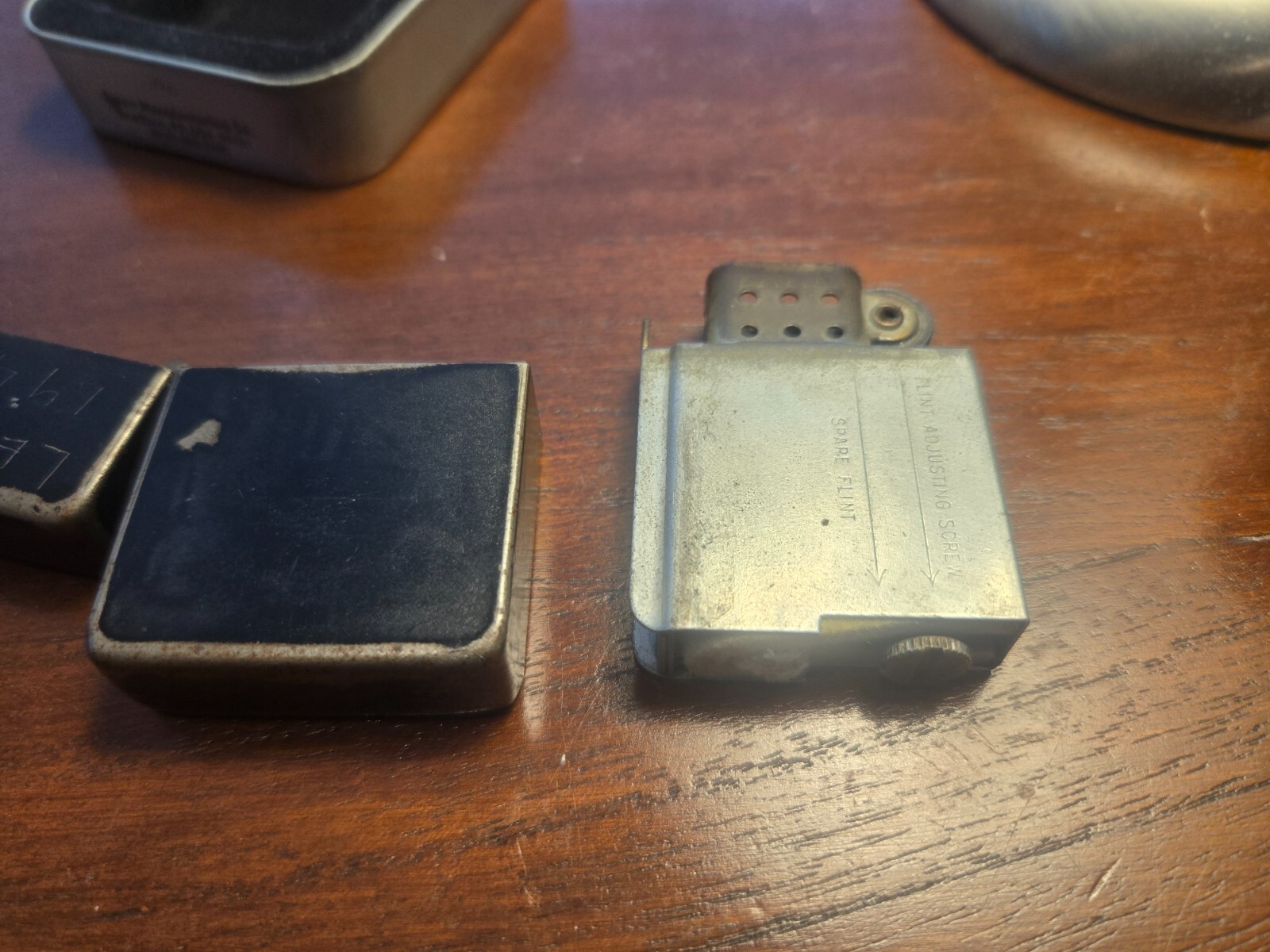 Vintage WWII Park Sherman Lighter Black LEYTE 1944  Military Trench