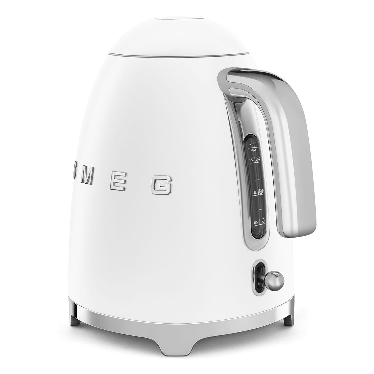 SMEG 50's Retro Style 7 Cup Electric Water Kettle - White (KLF03WHUS)