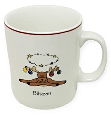 Ltd. Commodities - Christmas Reindeer Blitzen - Coffee Hot Chocolate Mug