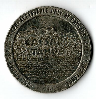 Lake Tahoe Nevada Caesars Tahoe 1984 Casino One Dollar Casino
