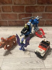 Playskool Heroes Jurassic World Dino Tracker Copter Vehicle Set Complete Lot