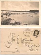 ROVIGO (023) - POLESELLA Ponte a chiatte sul Po - Fp/Vg 1936