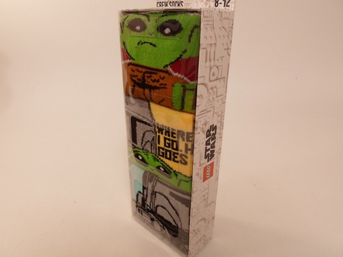 Star Wars lego Socks 3 Pair CREW SOCKS SIZE 8-12 Bioworld Mens - 第 2/2 張圖片