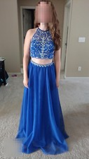 Winster Prom or Pageant gown size 3 Royal Blue, Two piece gown