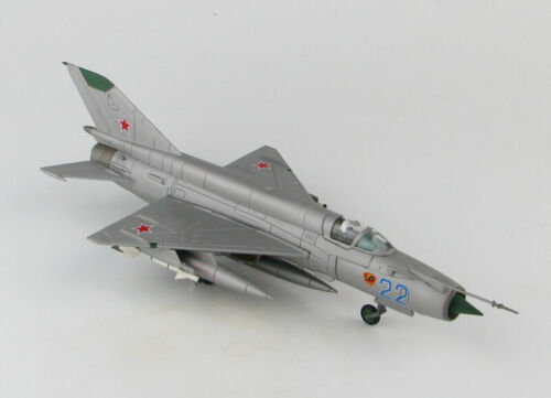 Hobby Master 1/72 Soviet Air Force MiG-21 Fighter MIG-21SMT Blue HA0195 Model