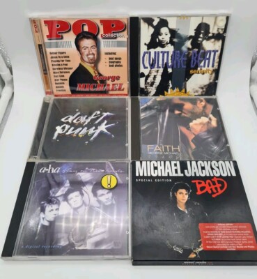 80s und 90s CD'S 6Stück Michael Jackson Daft Punk etc