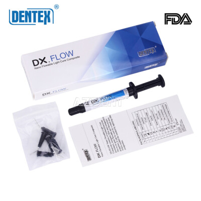 Dentex Flowable Light-Cure Composite Resin - Medium Flow, Shades A1/A2/A3, 3g Syringe 11 thumbnail image