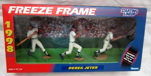 Derek Jeter 1998 Kenner Starting Line-up Freeze Frame-3 Figure New York Yankees - Picture 1 of 2