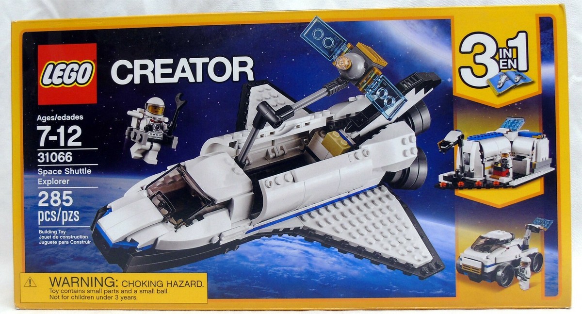 Lego 31066 Creator in Space Shuttle Explorer 285 pcs NIB