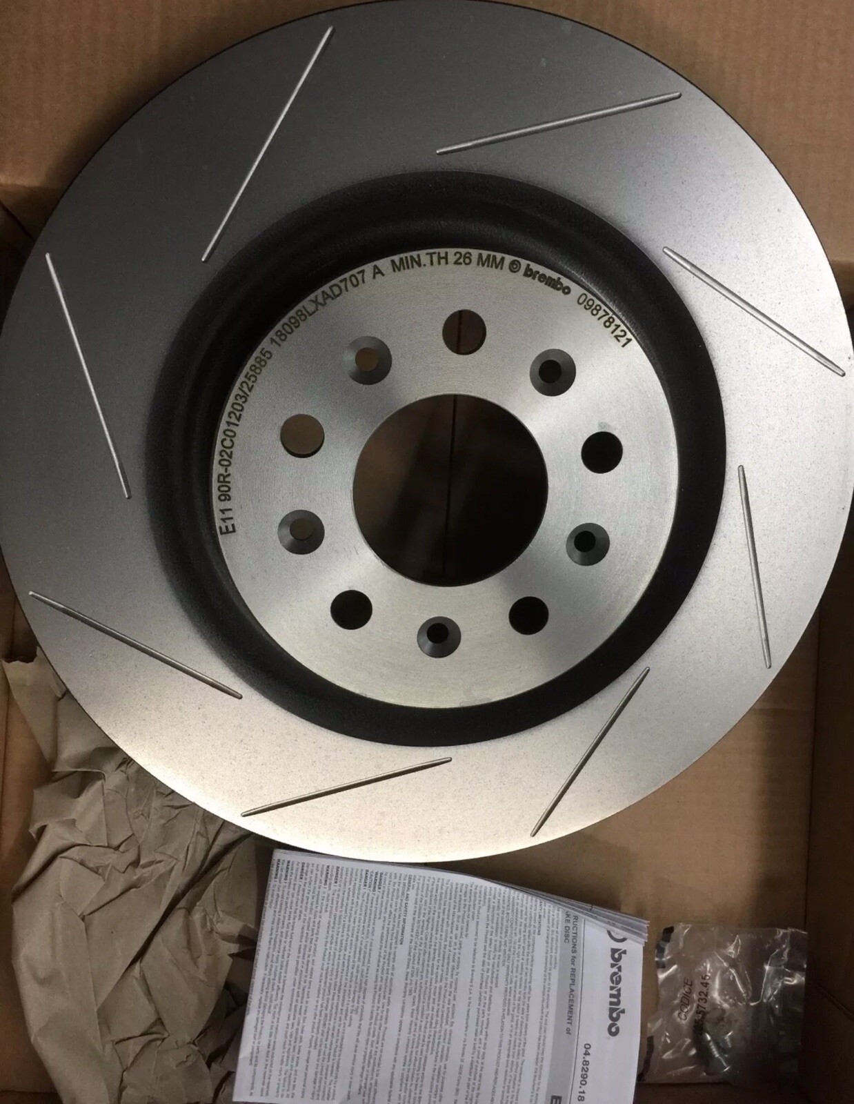 OEM ASTON MARTIN V8 Vantage DB9 brake rotor REAR brake disc Brembo 4G43-28-10266
