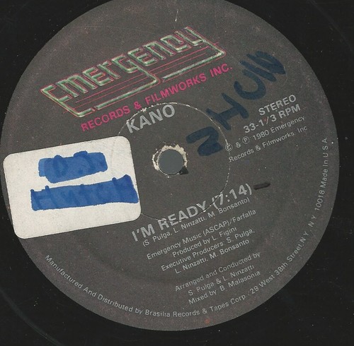 VINYL 12" italo disco KANO I'M READY / HOLLY DOLLY PROD BY PULGA NINZATTI BONSA