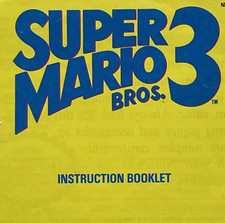Super Mario Bros 2 Super Mario Bros 3 Instruction Booklet Manual Only