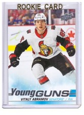 Vitaly Abramov 2019-20 Upper Deck Sr.1 Young Guns Rookie Card #227