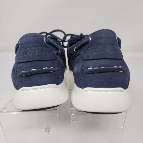 Cole Haan Boat Shoes Mens 10 Blue Loafers Lace Up Athlantic Comfort Casual Shoes - Picture 6 of 8