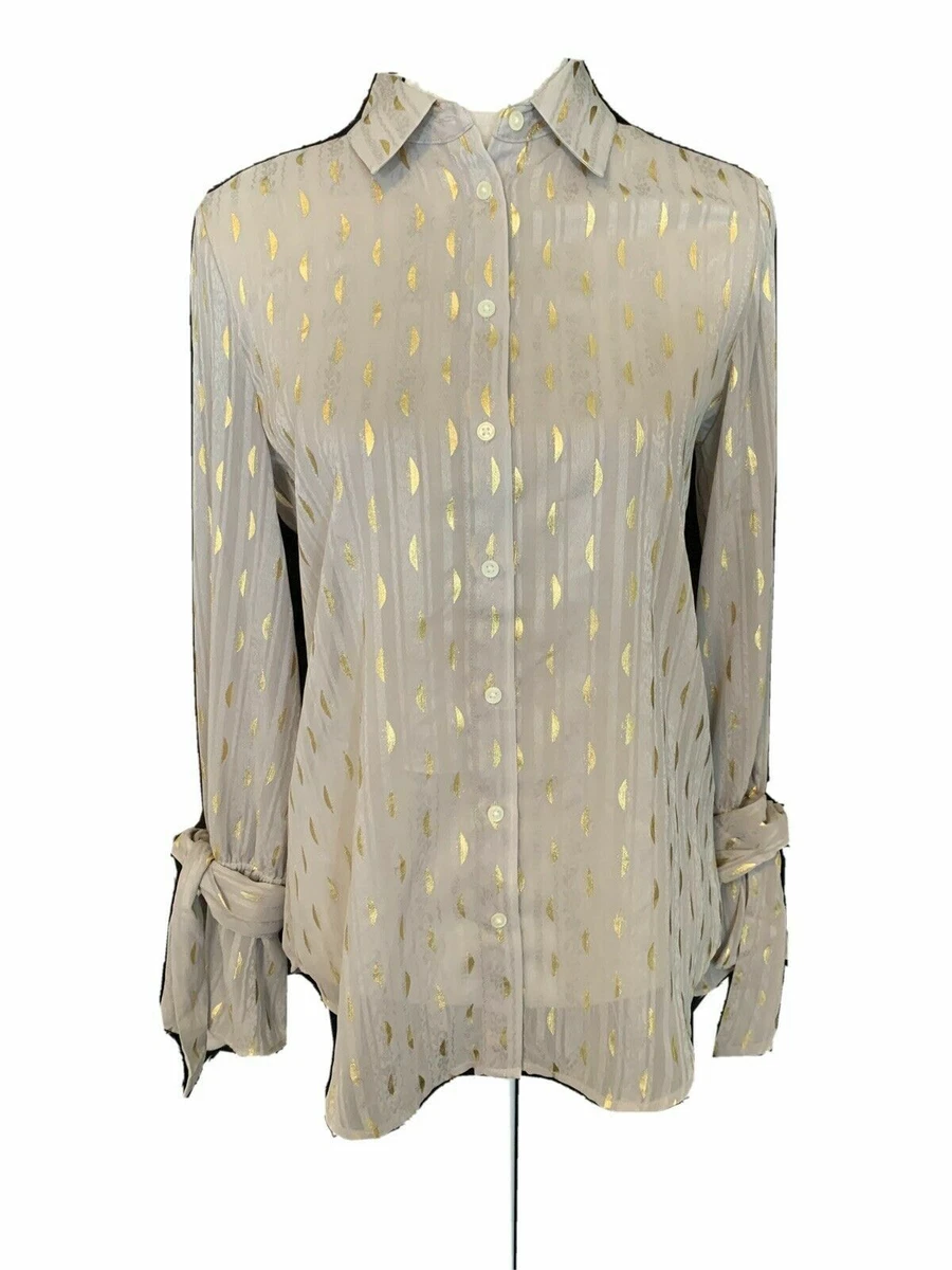 Banana republic sheer blouse cheap