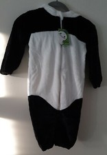 Bnwt Michley Panda Hooded Romper Soft Flannel Jumpsuit Age 18/24 Mth
