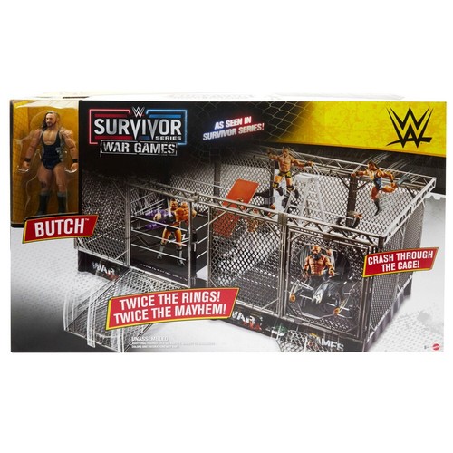 WWE Survivor Series TakeOver War Games Spielset mit Butch Actionfigur - Bild 18 von 24