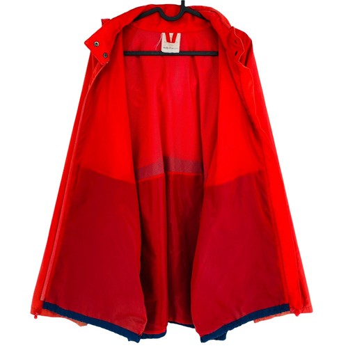 Helly Hansen Vintage Rojo Azul con Capucha Chaqueta Talla M - Imagen 4 de 9