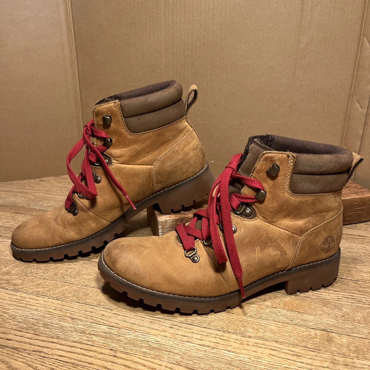 Timberland Women s Ellendale Boots Water Resistant Hiker A1R3G Size 8.5