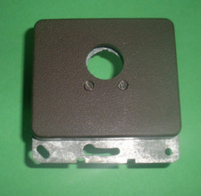 Jung TL 962  Abdeckung Topline mit Tragring braun-ledergenarbt