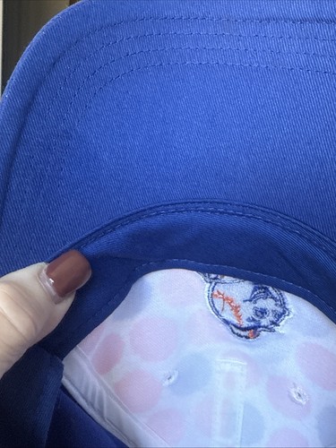 '47 Brand New York Mets Strapback Adjustable Kids Hat Blue & Orange Mr. Met Logo - Picture 17 of 17