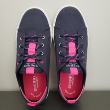 Sperry Hy Port Big Girls 4.5 M Blue Pink Lace Up Kids Casual Shoes