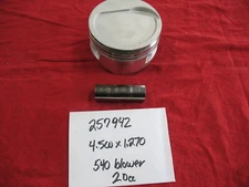 Single JE 257942 4.500 x 1.270 BIG BLOCK CHEVY 20cc DISHED 540 BLOWER PISTON