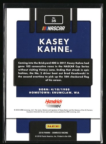 2018 Panini Donruss Racing - Serial Number Cards - PYC - pick from list - Picture 109 of 500