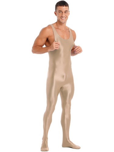 iEFiEL Herren Body Overall Stretch Ganzkörperanzug Nylon Strumpfhose Männerbody - Bild 76 von 112