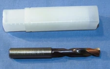 Used Walter-Titex 8.6mm Diam 140° Point Carbide drill Screw Machine Length