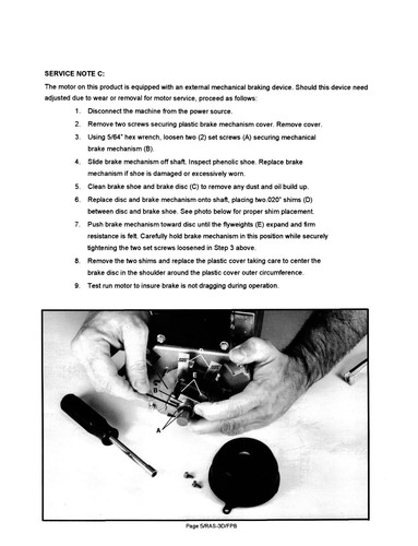 Rockwell 12" Radial Saw 33-890 thru 33-893 Operator & Parts Manual #870 - Picture 8 of 8