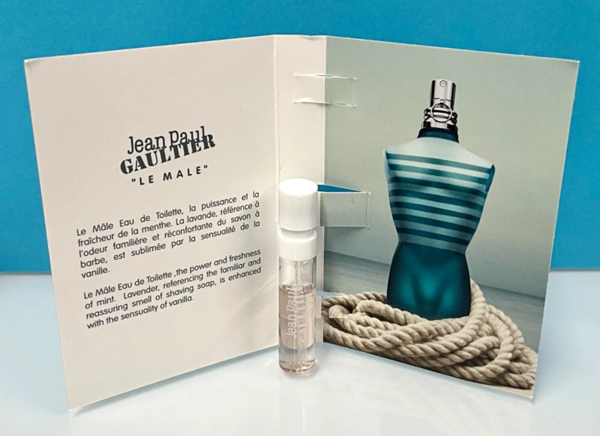 Jean Paul Gaultier LE MALE Eau de Toilette Spray Sample Vial Spray 1.5ml