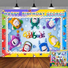 Oddbods  Personalised Custom Banner Backdrop Party Supplies Birthday Gift
