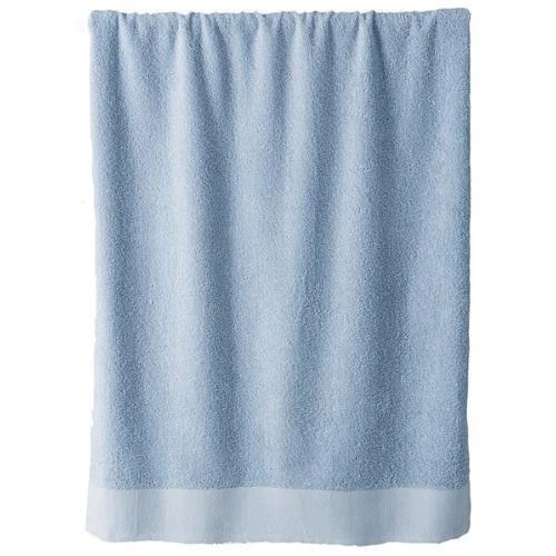 Articles et textiles bleus coton pour la salle de bain
