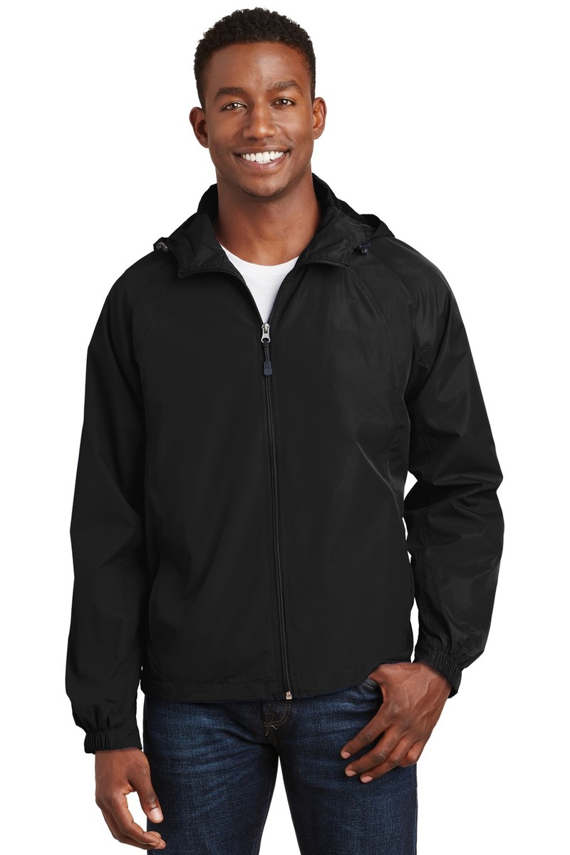 JST73 Sport-Tek Hooded Raglan Jacket | eBay