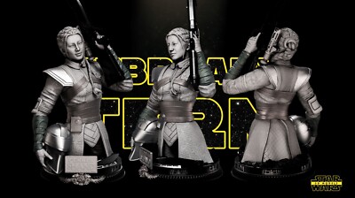 FENNEC SHAND Bust Star Wars Mandalorian Boba Fett Resin Model Kit