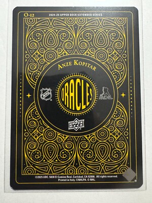 2024-25 Upper Deck Extended Hockey Anze Kopitar Oracles #O-12