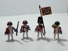 Set of 4 Vintage Geobra 1974 Soldiers, Figures